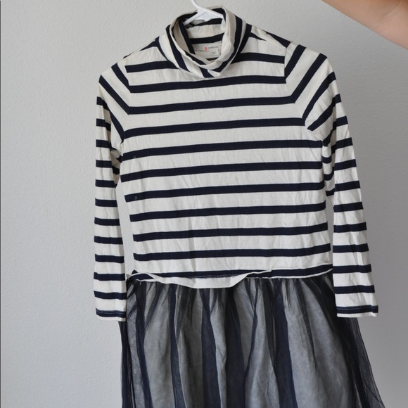 Crewcuts Other - Girls Striped turtle neck dress